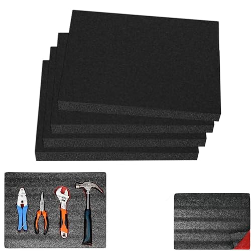 Tapis mousse découpable 40x30x2.5cm lot de 4 pour boîtes à outils - 7