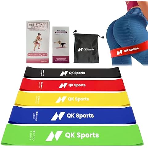 QK Sports Resistance Bands Set with Guide Cover