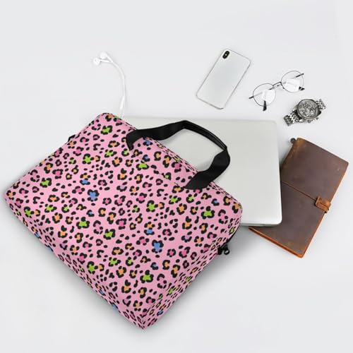 Funda para portátil 15.6 pulgadas color leopardo rosa miniatura 7