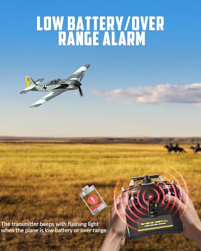 Image of VOLANTEXRC RC Planefor Beginners, WWII A6M Zero Fighter 2.4GHz, 4CH Remote Control Airplane with Xpilot Stability & One Key Aerobatics, RC Plane for Adults (761-17)