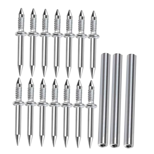 NAMOARLY 300pcs Double Thread Double-sided Decorative Seamless Nails for Cabinet Trim