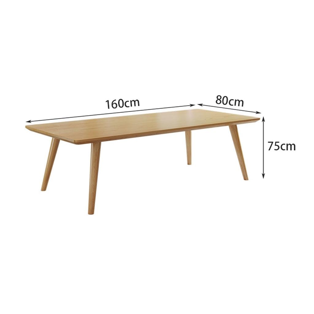 Schreibtisch Schreibtisch aus massivem Holz, Heimschreibtisch, Werkbank, Arbeitstisch for mehrere Personen, einfacher Computertisch, Bürotisch Büro Desk(A,160 * 80 * 75cm)
