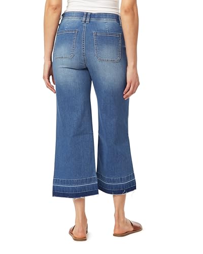 Angels Forever Young Women's Everflex Sculpt 26" Inseam High-Rise Wide Leg Released Hem Crop2