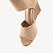 NEWBELLA Women's Knit Wedge Sandals - Stretchy Peep-Toe Slip-On Heels Ankle Booties Sandals for Summer & Dressy