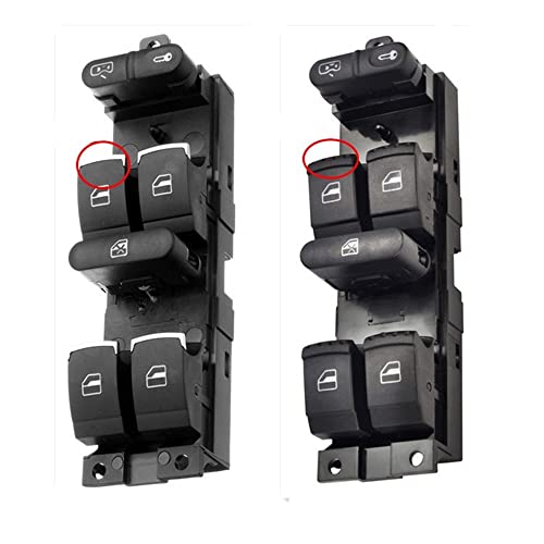 Botón elevalunas de vidrio 3BD959857 para el panel de control de VW Golf 2