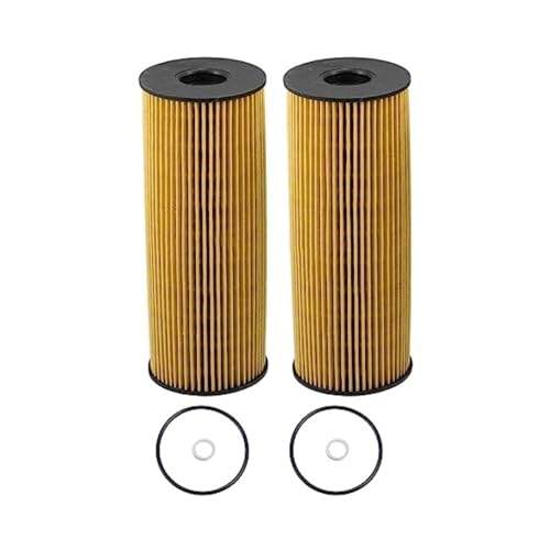 Kit de 2 filtros de aceite para coche A1041800109 compatibles con Mercedes-Benz W140 y W202