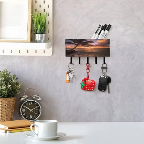 Soporte de correo de pared para solucionar el desorden de cartas y llaves en casa 8