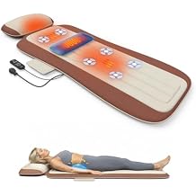 Full Body Massage Mat with Heat, Back Massager for recliner with Lumbar Support, Heating & Vibration, Massage Chair Pad for Seniors, Office Workers & Family, Fatigue & Pain Relief in Office, Home