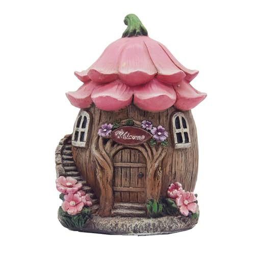 Micro-aménagements paysagers sublimés par une statue en forme de maison détaillée - 2