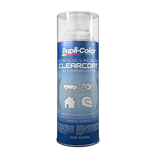 Dupli-Color EDAL16957 Premium Lacquer, Gloss, Clear, 12 oz.