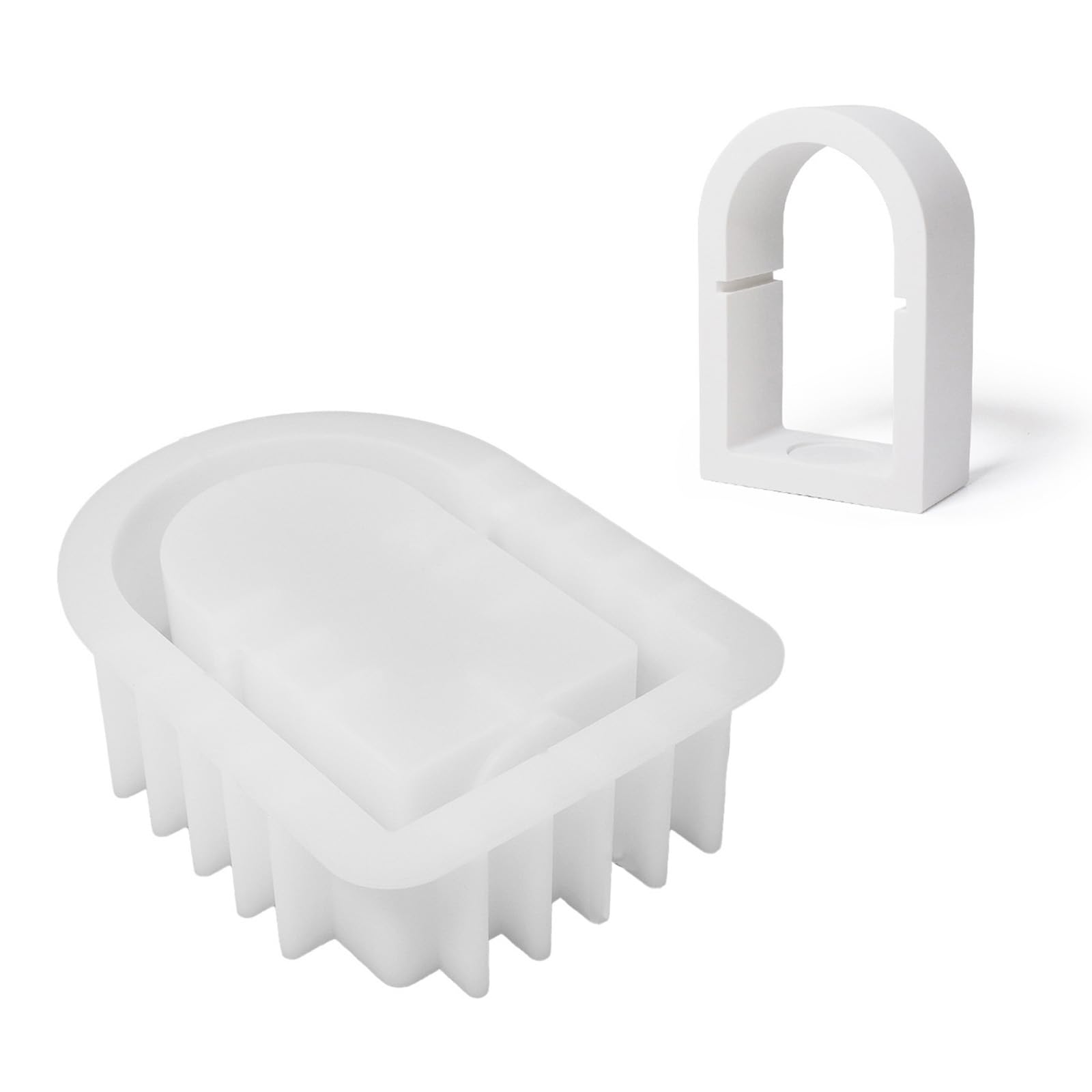 Tsophreniq 3D Holder Mold Candlestick for Crafting Candlestick Resin Craft Ornament Home Decorations