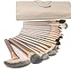 Nestlingâ 18 Stück Professionelle Kosmetik Make-Up Pinsel Werkzeuge Kosmetik Make-Up-Pinsel-Set Mit Roll Up Pu-Leder Tasche, Holzgriff