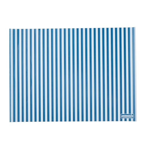 Restaurantware-Chef 101 15 x 11 Inch Deli Papers, 200 Greaseproof Sandwich Wrapping Papers - No Added PFAS, Striped Design, Blue And White Paper Food Basket Liners, Pre-Cut Style by Restaurantware - Image 2