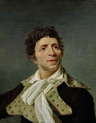 Portrait de Marat poster sur toile Joseph Boze pour grand mur vide 58x90 cm