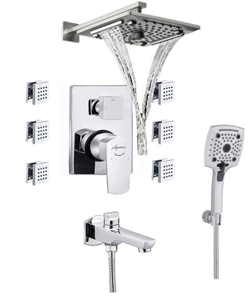 Aquieen Zura Series 3 Outlet Diverter Set with shower & Hand Shower