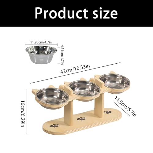 Distributeur d'eau et de nourriture animaux contre le mal de dos