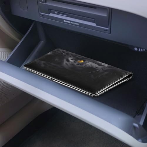 Organizador de documentos para auto cuero miniatura 6