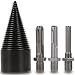 Heavy Duty Cone Splitter Bits - 4pcs for Hand & Power Drills