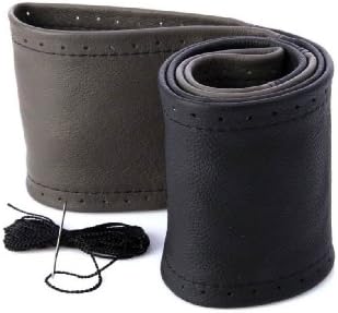 AMiO Lenkradbezug Leder - 39-41cm Für PKW Lenkräder