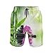 Produktbild BKEOY Shorts Zen Stone Bamboo Purple Orchid Herren Strand Shorts Sommer Quick Dry Surf Board Badehose mit Mesh-Futter Gr. L/XL, multi