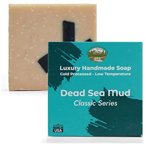 Falls River Soap Company Castile Handmade Soap Bar [5 oz] No Phthalate, Palm Oil - Paraben Free, Dead Sea Mud Natural Soap w/Essential Oils, Glycerin, Refreshing Aroma | Personal Skincare Cover