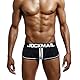 Sexy Herren Boxershorts Jockstrap Männer Sexy Unterwäsche Rückenfreies Gesäß Herren Strings Schwule Unterwäsche (L, Schwarz)