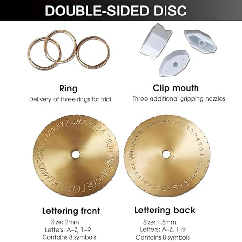 Máquina para grabar anillos por el interior con caracteres de 1,5-2,0 mm 8