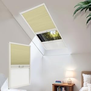 Generisch Generic Gelbe Dachfenster Plissee Jalousie