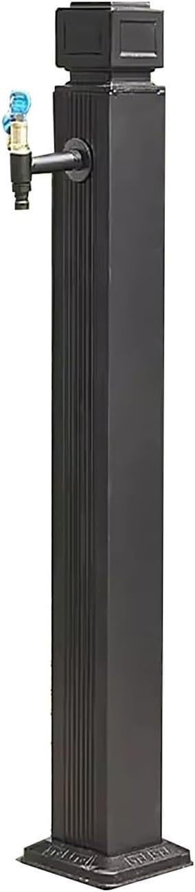 Kanduo Black4 Freestanding Garden Water Column With Faucet - Anti-Freeze 304 Stainless Steel, For Courtyard Backyard Irrigation & Washing
