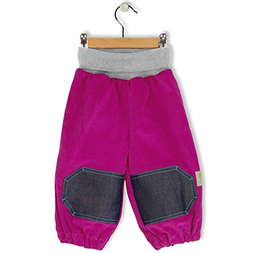 bubble.kid berlin - weicher Robuster Hose Oriel - Soft Cord - Größe: 74-80 (6-12 Monate), Farbe: Hibiscus