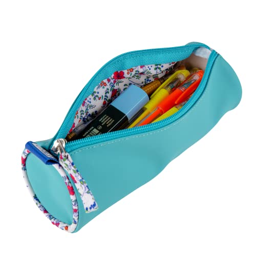 Image of Oxford Federmappchen mit einem Fach, grosse Kapazitat, Pastel Turquoise, Cylinder