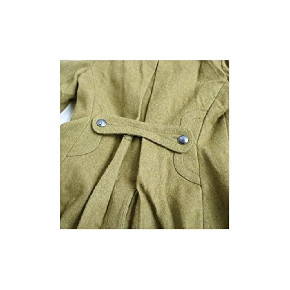 Amazon.co.jp: ルーマニア軍放出 ウールロングコート JC059NN M