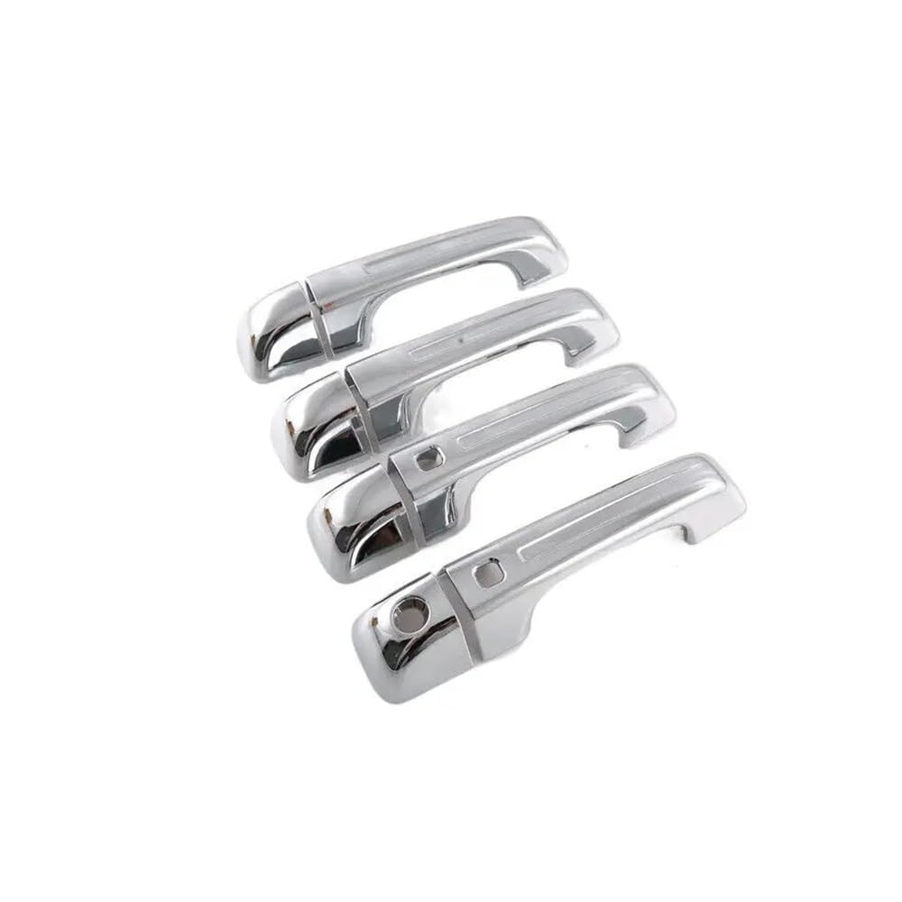 Poignées extérieures en fibre de carbone argent pour Ram 1500 2019-2024, look élégant et durable