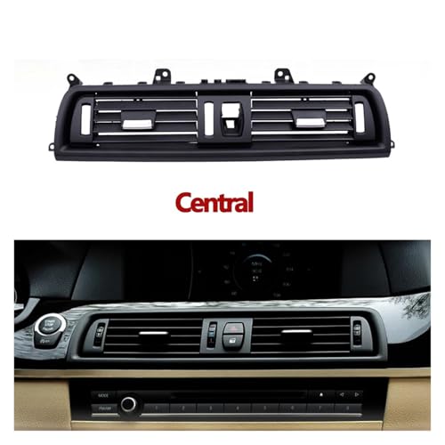 Panel de rejilla de ventilación central premium para salpicadero de BMW Serie 5 2010-2017 2