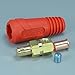 RIVERWELD TIG Welding Cable Panel Connector Plug DKJ35-50 315Amp with Red and Black Color Dinse-Style Quick Fitting 2pcs