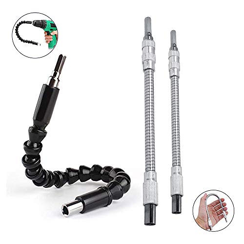 Prolunga Flessibile Per Trapano - 2 Pezzi Con Attacco Esagonale 1/4" - 29,5 Cm Per Lavori Di Precisione - Foto 11