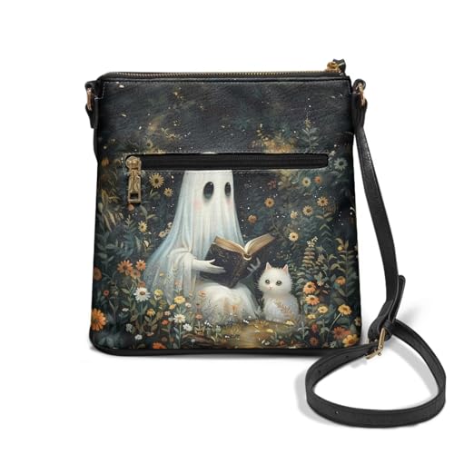 Image of Leather Purses for Women, Leather Hobo Bags for Women Travel Sling Purse Triple Zippered Pockets Shoulder Bag