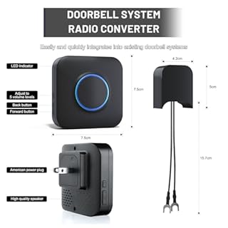 BITIWEND Wireless Doorbell Chime - Compatible with Blink Video Doorbell and Blink Video Doorbell (2nd Gen) (1 Blink Doorbell Extender 1 Chime)