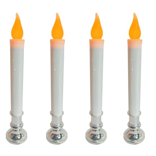 Velas de Navidad para ventana a pilas que eliminan el peligro de fuego en el hogar