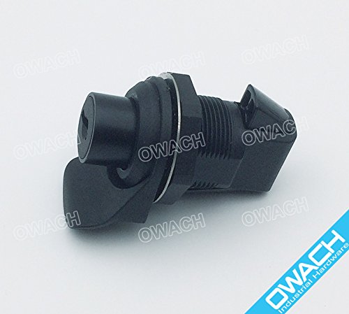 Owach Push Button Latch With Locking For Marine Boat Tool Box, Glovebox, Radio Box, Electronic Box (With Locking, 1 Pack) #TOP6