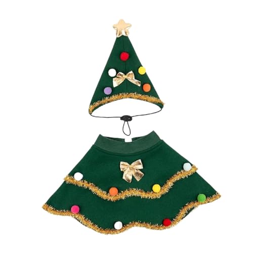 Disfraz Navideño para Perro con Capa y Sombrero S miniatura 5