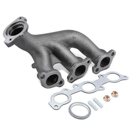 Frankberg Collettore di scarico + 1x Guarnizione collettore + 2x Bullone di Fissaggio + 2x Dado in rame + 1x Flangia Anteriore Compatibile con LX Land Cruiser J7 JL7 80 J8 Pick-up Replace# 674-636