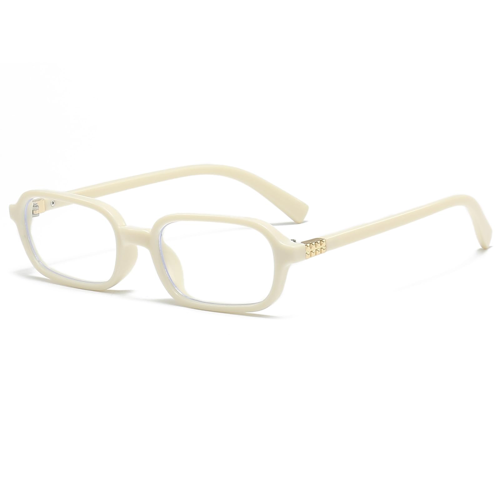 Breaksun Retro-Brille für Damen und Herren, rechteckig, blaues Licht, klassisches Glas