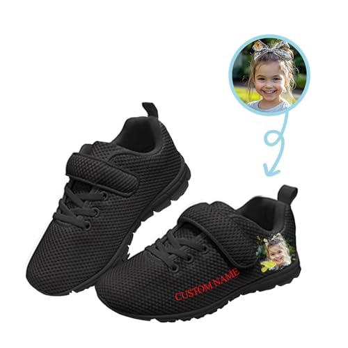 Custom Shoes for Kids Personalized Tennis Slip On Shoes with Name Photo Logo