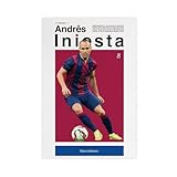 YACJZDD Andrês Iniesta Leinwand-Poster, 