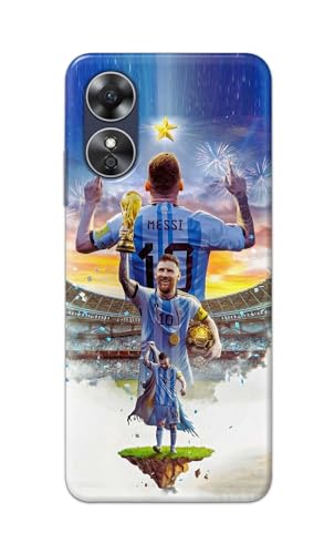 Image of Printed Hard Back Cover for Oppo A17K Back Cover (Famous Football Player -J2) -190724(EA)