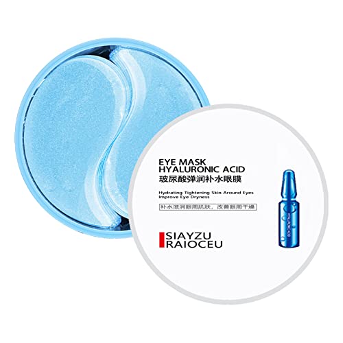 Dsiuan Under Eye Patches,30 pairs Hyaluronic Acid Anti-Aging Under Eye Mask, Collagen Under Eye Gel Pads for Dark Circles, Wrinkles, Fine Line, Puffiness