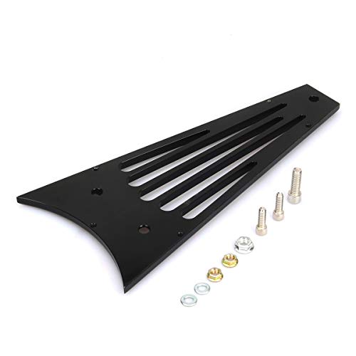 Black Billet CNC CUT Frame Grill For 2009-2013 For Harley Touring Road King Glide - Thumbnail 2