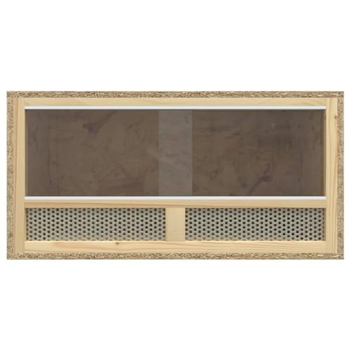Terrarium verre 60x30x30 pour circulation d'air optimale
