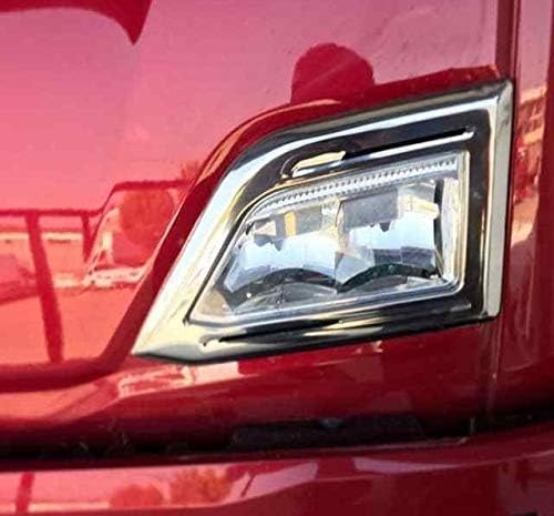 Mabi Automotive Parts Marcos de faros delanteros superiores cubiertas de acero inoxidable para camiones SCANIA S R Topline 2016+